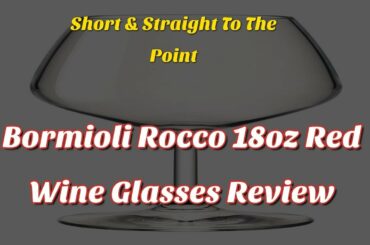 Bormioli Rocco 18oz Red Wine Glasses (Set Of 4): Crystal Clear Star Glass, Laser Cut Rim Review