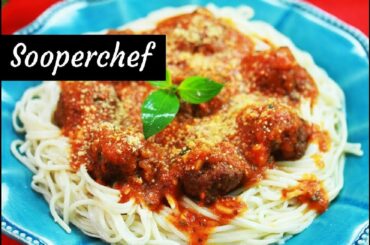 Italian Meatballs Recipe | How to make Italian Meatballs Spaghetti by SooperChef