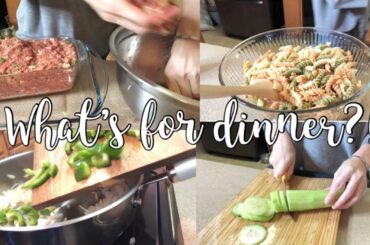 WHAT'S FOR DINNER | DINNER MEAL IDEAS | COOK WITH ME