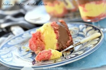 Zuppa inglese al pandoro - Italian zuppa inglese with pandoro