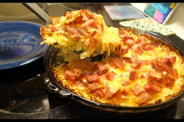 HASH BROWN PIE PLATE BREAKFAST!