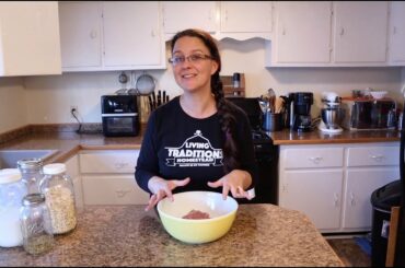 I don't DO Difficult meals. Fast, Easy, Italian Meatloaf Patties and Sides. A typical meal for us.