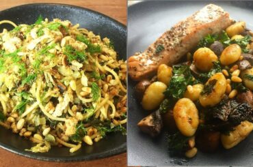 QUICK ONE PAN (ISH) ITALIAN MEAL PREP **2 Healthy, quick & simple meal ideas**