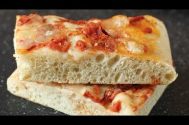 Homemade Italian pizza at home