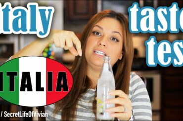 ITALIAN FOOD TASTE TEST #3 | ITALY | VIVIAN REACTS