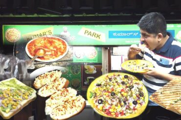 RoadSide Pizza | Street Italian Pizza | Garlic Bread Preparation | Indian Street Food | #Food_Ferry