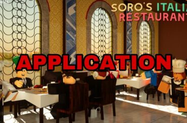 Soro’s Italian Restaurant Application Answers