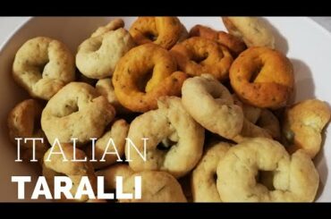 How to make Taralli - Italian Snack