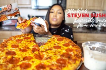 MAKING STEVEN SUSHI'S FAVORITE MEAL FROM SCRATCH | FULL RECIPE + MUKBANG 4K