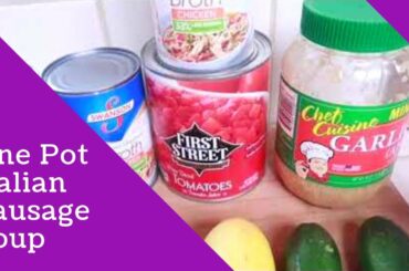 Italian Sausage Soup A recipe from a friend❤️❤️Cooking for people I Love❤️❤️#inthekitchen