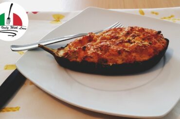 Stuffed eggplants vegetarian - italian recipe