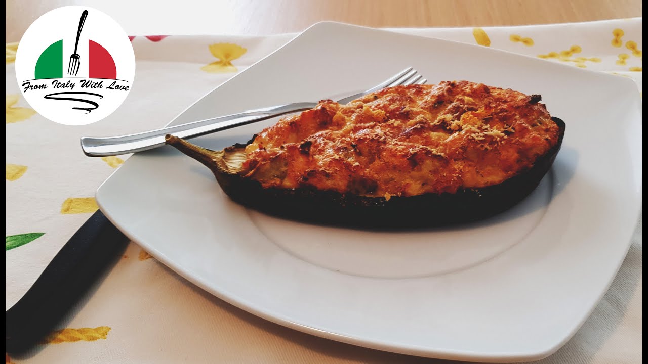 Stuffed eggplants vegetarian – italian recipe Stuffed eggplants vegetarian - italian recipe