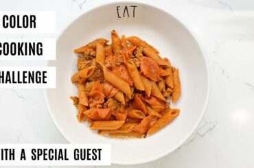 Color Cooking Challenge | Cooking with only ONE color! | Recipe