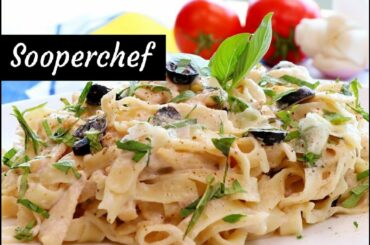 Chicken Alfredo Pasta Recipe - SooperChef
