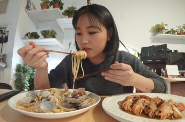 24hr vlog [ COOKING MY FAVORITE MEAL AFTER LONG DAY AT WORK!! (ft. Vongole pasta, ASOS, Mcdonalds) ]