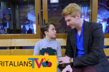 FEDERICO IELAPI Pinocchio Italian Actor - Never says a lie - La Befana Della Polizia - Roma