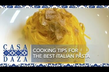 TIPS IN MAKING GREAT ITALIAN PASTA | Caza Daza S3