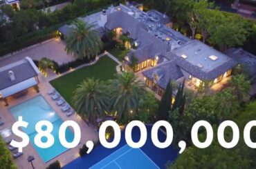 Inside Magnificent $80 Million Mega Mansion in Beverly Hills