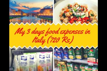 My 3 Days Food expenses in Italy(Europe)  720 Rupees- LILPOPS TRAVEL(Use Subtitles)