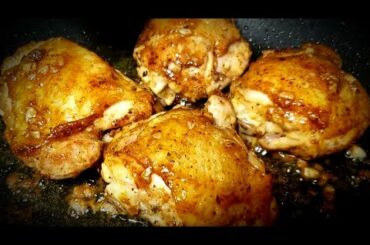 How To Make Juicy Garlic Chicken Thighs/Chicken Recipes