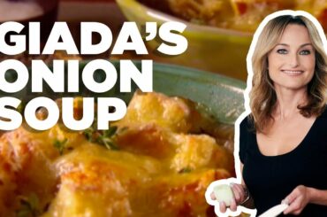 Cozy Cheesy Onion Soup with Giada De Laurentiis | Food Network