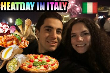 EATING AND TRAINING IN VENICE ITALY ON NYE