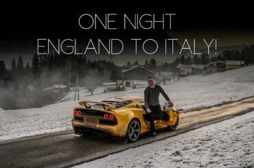 EXIGE ROAD TRIP - Driving from London to Italy in my Lotus to Drive in the Snow! - PART 1