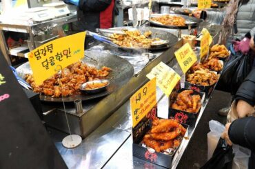 Sweet Sour Chicken and Shrimp - Korean Street Food