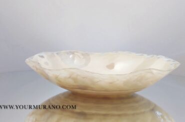 Decorative murano glass plate - EDEN | YOURMURANO