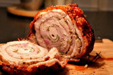 HOW TO MAKE PORCHETTA - Pork Roast Crispy Skin Recipe