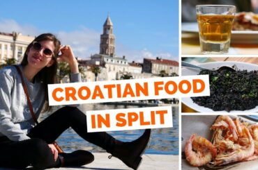 Trying Croatian Food in Split, Croatia