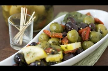 How to Make Marinated Olives - Marinated Olives Recipe