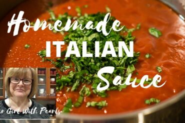 ITALIAN SAUCE | HOMEMADE | SPAGHETTI SAUCE