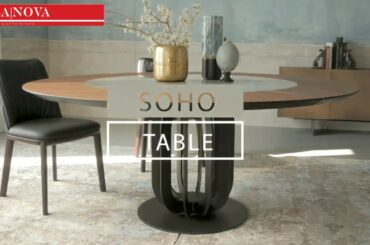 CASANOVA FURNITURE DUBAI | SOHO DINING TABLE | ITALIAN LUXURY FURNITURE SHOWROOM