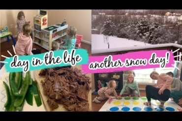 DAY IN THE LIFE || ANOTHER SNOW DAY + THE BEST LUNCH +  BREAKFAST FOR DINNER