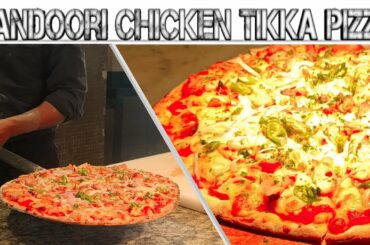How To Make Tandoori Chicken Tikka Pizza | Simple Way Process | Cooking Crazy