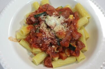 Rigatoni Pasta With Sausage and Zucchini: Easy Pasta Recipes