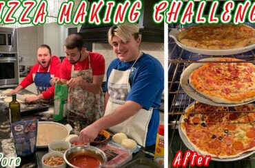 MAKING OUR OWN HOMEMADE PIZZA! RAGA COOKING CHALLENGE!