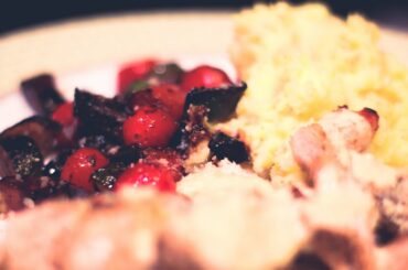 Dinner Recipe: Seared Chicken Creamy Italian Dressing with Potatoes and Balsamic Glazed Veggies