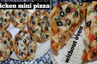 Mini Chicken Tikka Pizza | Homemade Pizza Recipe by KITCHEN with MEHRU.