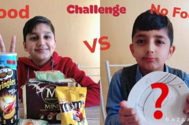 Food VS No Food/ challenge #TalhavlogsInItaly
