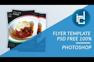 Flyer Template PSD Free – Italian Food