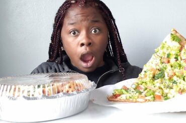 Italian food mukbang