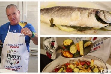 How to Cook SEA BASS Baked in Foil: Easy Italian Cooking by Enzo