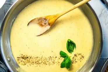 How to make creamy Alfredo Sauce - Best Homemade Italian Alfredo Sauce Recipe - Easy & Gluten Free