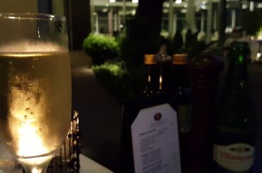 Aperitif at Francesco's Italian restaurant in Mendoza City