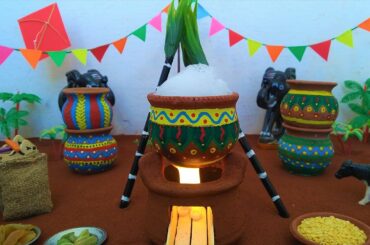 Miniature Pongal | Makar Sankranti Special | Miniature Cooking | Sweet Pongal Recipe