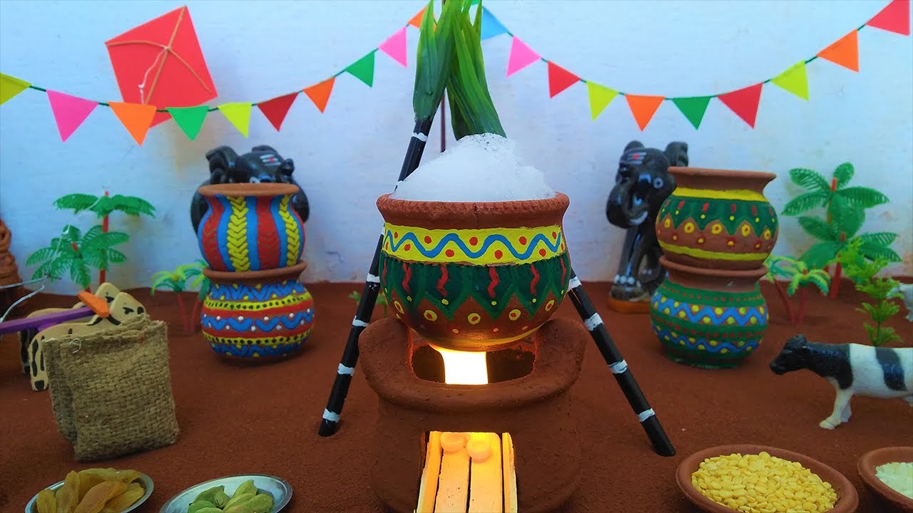 Miniature Pongal | Makar Sankranti Special | Miniature Cooking | Sweet Pongal Recipe Miniature Pongal | Makar Sankranti Special | Miniature Cooking | Sweet Pongal Recipe