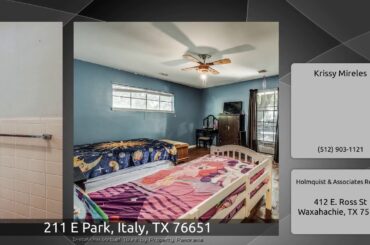 211 E Park, Italy, TX 76651