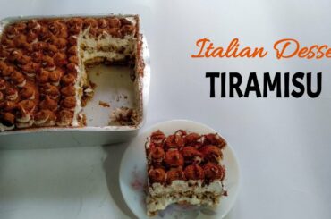 Tiramisu in 10mins || Italian tiramisu cake recipe (eggless)in Malayalam || recipe # 16||FIA KITCHEN